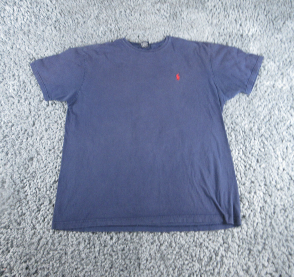 Polo Ralph Lauren Shirt Mens Large Blue Short Sleeve Tee